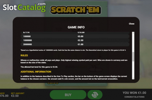 Οθόνη8. Scratch 'Em Κουλοχέρης 