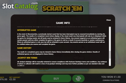 Οθόνη9. Scratch 'Em Κουλοχέρης 