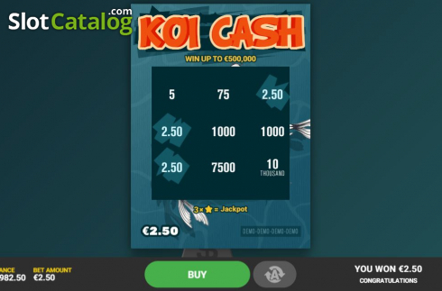 Οθόνη5. Koi Cash Κουλοχέρης