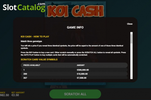 Οθόνη6. Koi Cash Κουλοχέρης