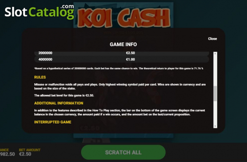 Οθόνη8. Koi Cash Κουλοχέρης
