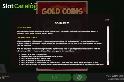 Οθόνη9. Gold Coins Κουλοχέρης 