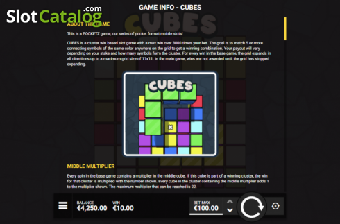 Οθόνη5. Cubes Κουλοχέρης