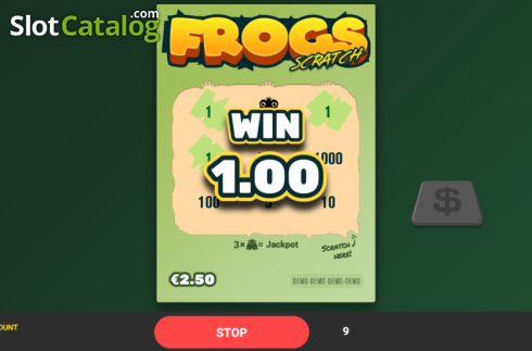 Οθόνη4. Frogs Scratch Κουλοχέρης