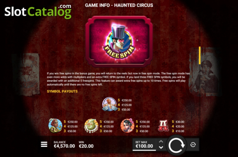 Οθόνη9. Haunted Circus Κουλοχέρης