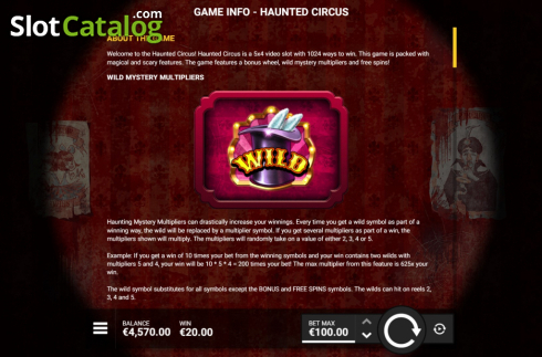 Οθόνη7. Haunted Circus Κουλοχέρης
