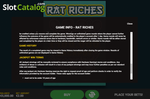Οθόνη9. Rat Riches Κουλοχέρης