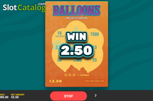 Οθόνη3. Balloons Κουλοχέρης