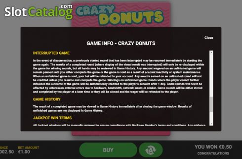 Οθόνη9. Crazy Donuts Κουλοχέρης
