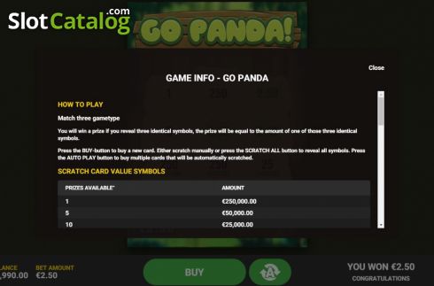 Οθόνη8. Go Panda Κουλοχέρης