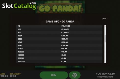 Οθόνη9. Go Panda Κουλοχέρης