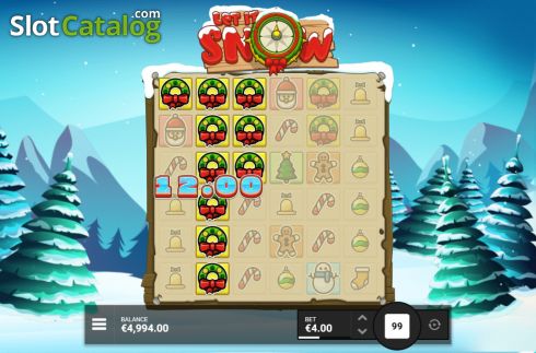 Οθόνη4. Let It Snow (Hacksaw Gaming) Κουλοχέρης