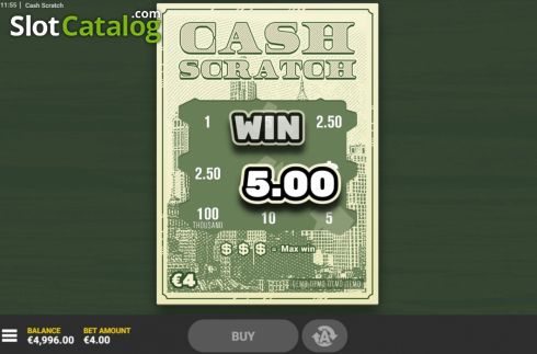 Οθόνη4. Cash Scratch Κουλοχέρης 