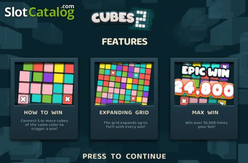 Οθόνη2. Cubes 2 Κουλοχέρης