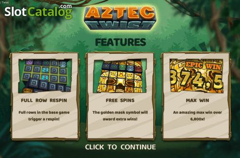 Οθόνη2. Aztec Twist Κουλοχέρης