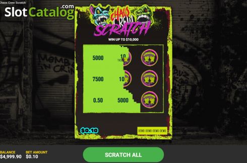 Οθόνη3. Chaos Crew Scratch Κουλοχέρης 