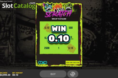 Οθόνη6. Chaos Crew Scratch Κουλοχέρης 
