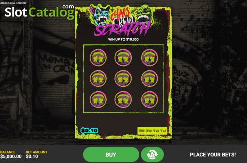 Οθόνη2. Chaos Crew Scratch Κουλοχέρης 