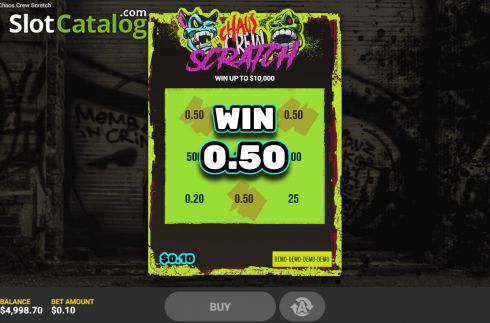 Οθόνη7. Chaos Crew Scratch Κουλοχέρης 