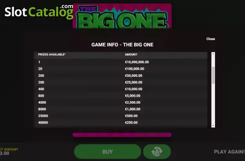 Οθόνη4. The Big One (Hacksaw Gaming) Κουλοχέρης