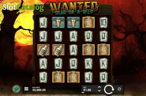 Οθόνη3. Wanted Dead or a Wild Κουλοχέρης