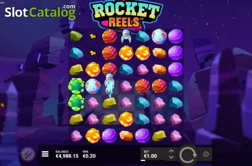 Οθόνη5. Rocket Reels Κουλοχέρης