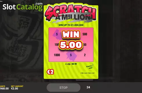 Οθόνη6. Scratch A Million Κουλοχέρης 