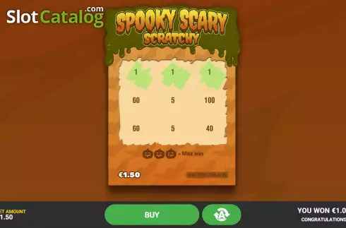 Οθόνη3. Spooky Scary Scratchy Κουλοχέρης