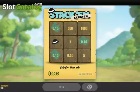 Οθόνη3. Stack'em Scratch Κουλοχέρης