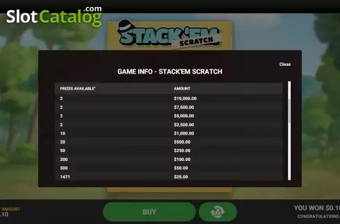 Οθόνη5. Stack'em Scratch Κουλοχέρης