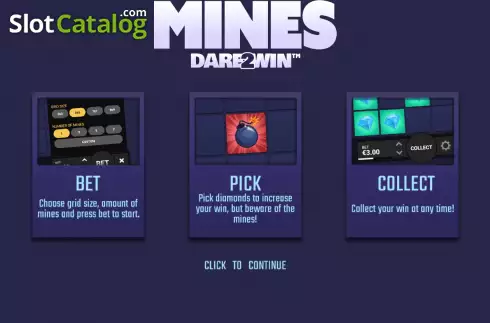 Οθόνη2. Mines (Hacksaw Gaming) Κουλοχέρης