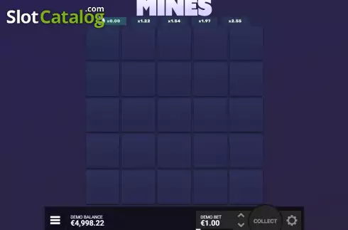 Οθόνη3. Mines (Hacksaw Gaming) Κουλοχέρης