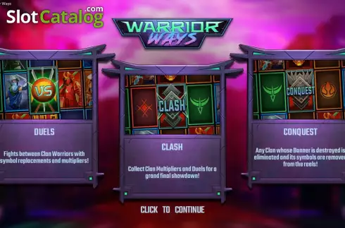 Οθόνη2. Warrior Ways Κουλοχέρης