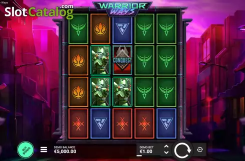 Οθόνη3. Warrior Ways Κουλοχέρης