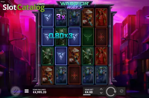 Οθόνη4. Warrior Ways Κουλοχέρης