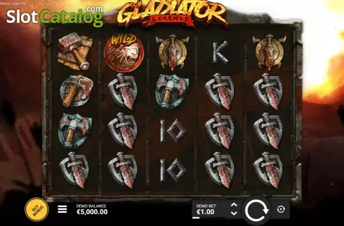 Οθόνη3. Gladiator Legends Κουλοχέρης 