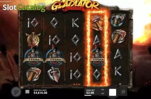 Οθόνη7. Gladiator Legends Κουλοχέρης 