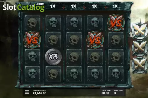 Οθόνη9. Gladiator Legends Κουλοχέρης 