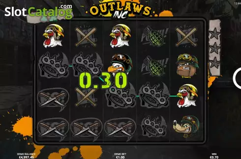 Οθόνη4. Outlaws Inc Κουλοχέρης