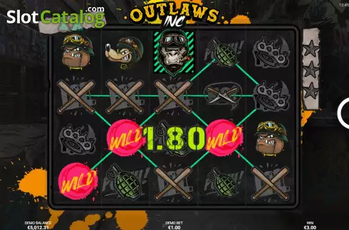 Οθόνη5. Outlaws Inc Κουλοχέρης