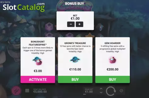 Οθόνη4. Gronk’s Gems Κουλοχέρης