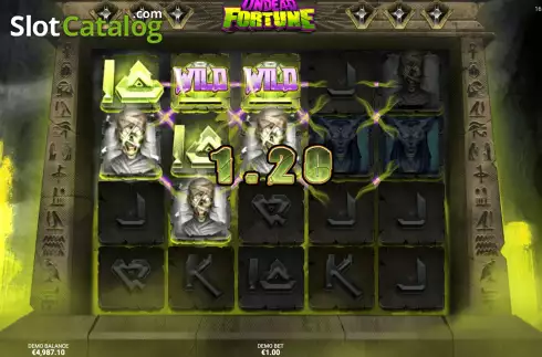 Οθόνη4. Undead Fortune Κουλοχέρης
