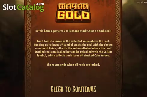 Οθόνη9. Mayan Stackways Κουλοχέρης