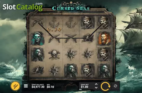 Οθόνη4. Cursed Seas (Hacksaw Gaming) Κουλοχέρης