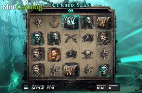 Οθόνη6. Cursed Seas (Hacksaw Gaming) Κουλοχέρης