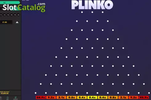 Οθόνη4. Plinko (Hacksaw Gaming) Κουλοχέρης