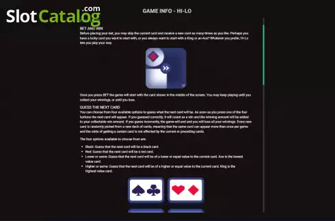 Οθόνη5. Hi-Lo (Hacksaw Gaming) Κουλοχέρης
