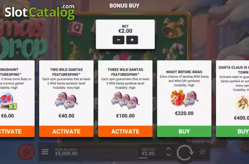 Οθόνη3. Xmas Drop Κουλοχέρης