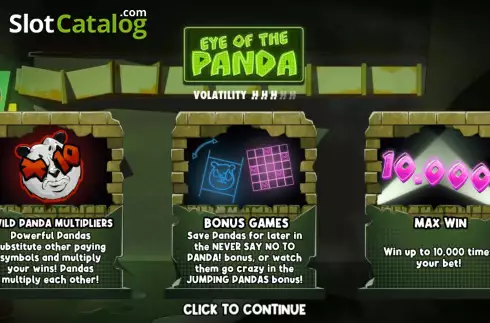 Οθόνη2. Eye of the Panda Κουλοχέρης