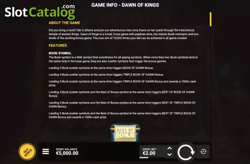 Οθόνη7. Dawn of Kings Κουλοχέρης